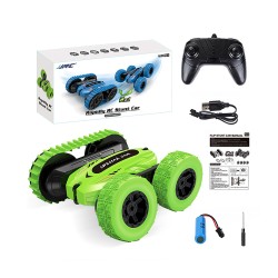2 em 1 Carro de Acrobacias Dupla Face JJRC Q95 RC com Controle Remoto para Crianças Verde 2 em 1 Carro de Acrobacias Dupla Face JJRC Q95 RC com Controle Remoto para Crianças Verde